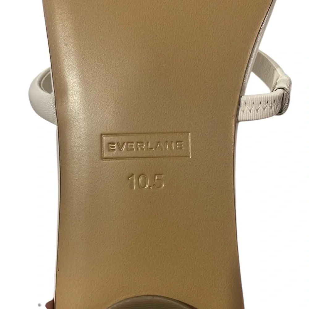 EVERLANE The Double Strap Slip-On Edgy Leather Boho Sandal 10.5 - Picture 14 of 15